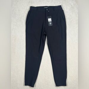 NWT CUTS Clothing Medium Black AO Jogger Performance Pants Work Office Casual